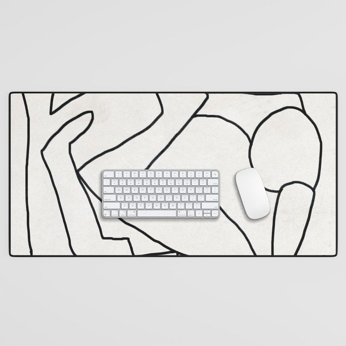 Abstract line art 2 Desk Mat Gallery Image 1