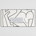Abstract line art 2 Desk Mat Gallery Image 1