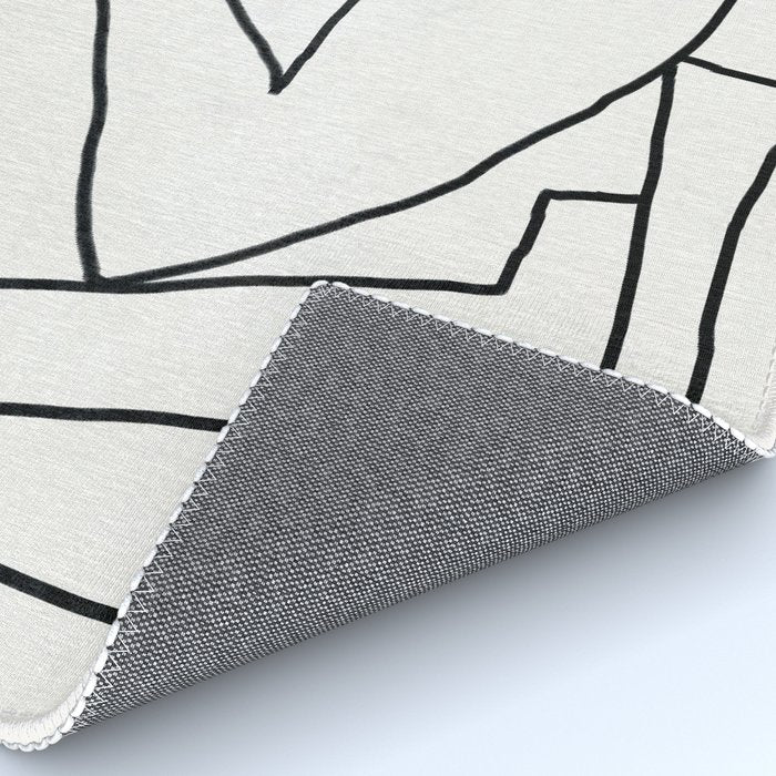 Abstract line art 2 Rug Gallery Image 4