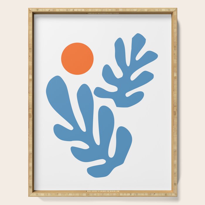 Henri Matisse - Leaves - Oceanside  Serving Tray Gallery Image 1