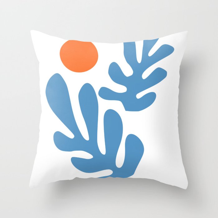 Henri Matisse - Leaves - Oceanside  Throw Pillow Gallery Image 1