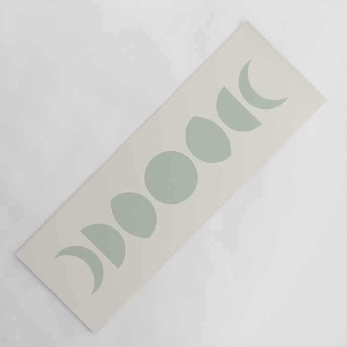 Minimal Moon Phases XI Yoga Mat Gallery Image 1