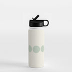 Minimal Moon Phases XI Water Bottle Gallery Image 1