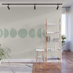 Minimal Moon Phases XI Wall Mural Gallery Image 1