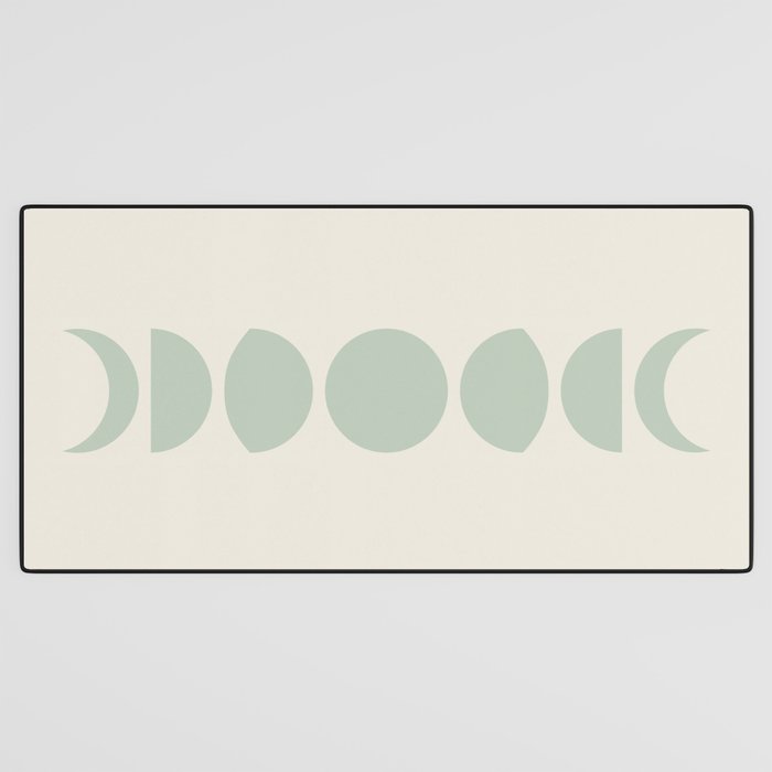 Minimal Moon Phases XI Desk Mat Gallery Image 3
