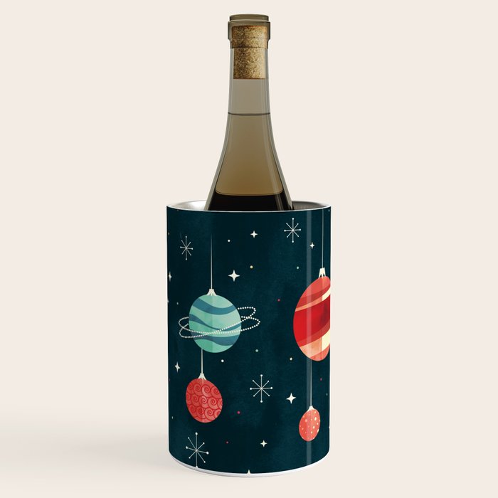 Joy to the Universe (in Teal) Wine Chiller Gallery Image 2