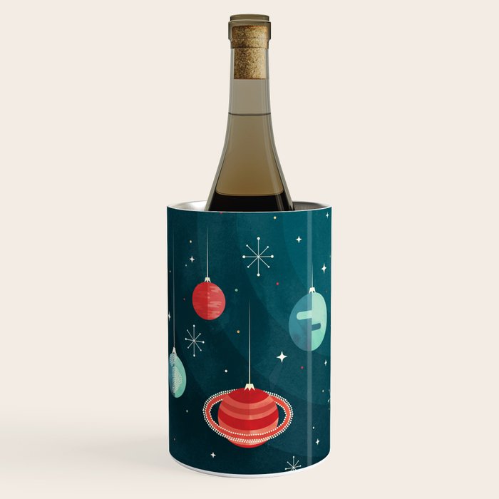 Joy to the Universe (in Teal) Wine Chiller Gallery Image 3