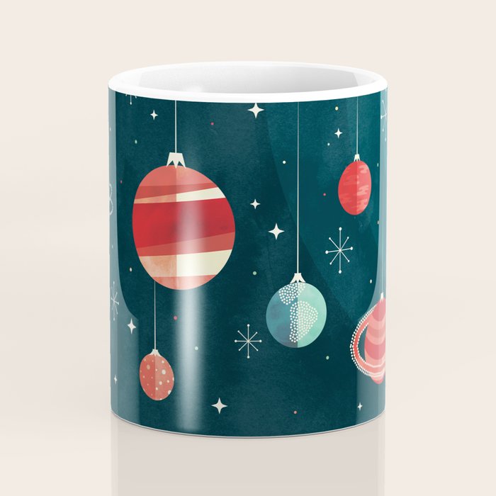 Joy to the Universe (in Teal) Coffee Mug Gallery Image 4