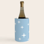 Mid Century Modern Star Pattern 443 Pale Blue Wine Chiller Gallery Image 3