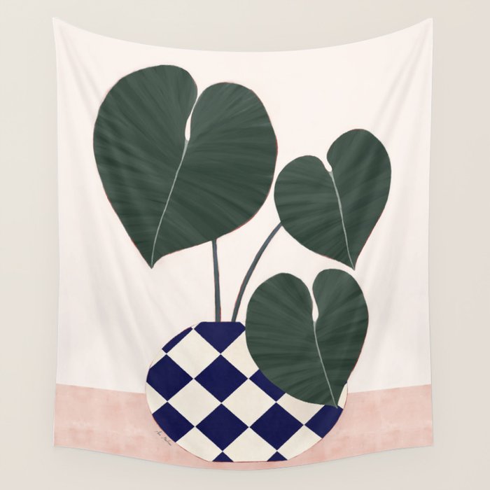 Houseplant II Wall Tapestry Gallery Image 4
