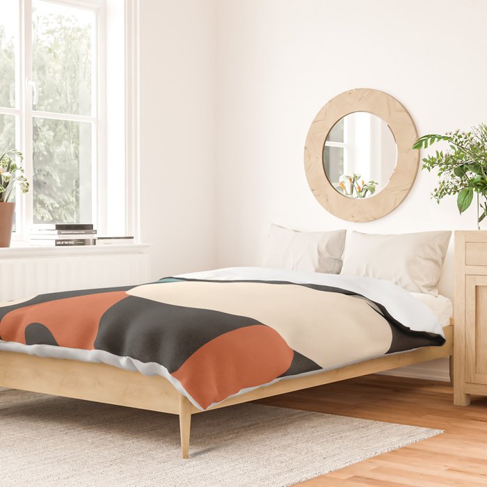 Abstract shapes in the skies 3 Duvet Cover Gallery Image 2