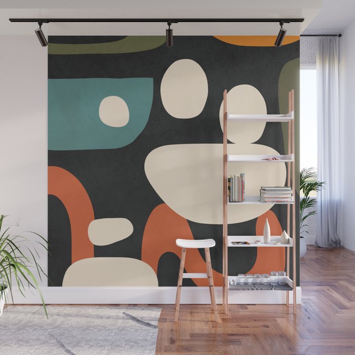 Abstract shapes in the skies 3 Wall Mural Gallery Image 1