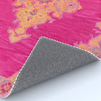 Pink ang Orange oriental carpet Rug Gallery Image 4