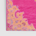 Pink ang Orange oriental carpet Poster Gallery Image 3