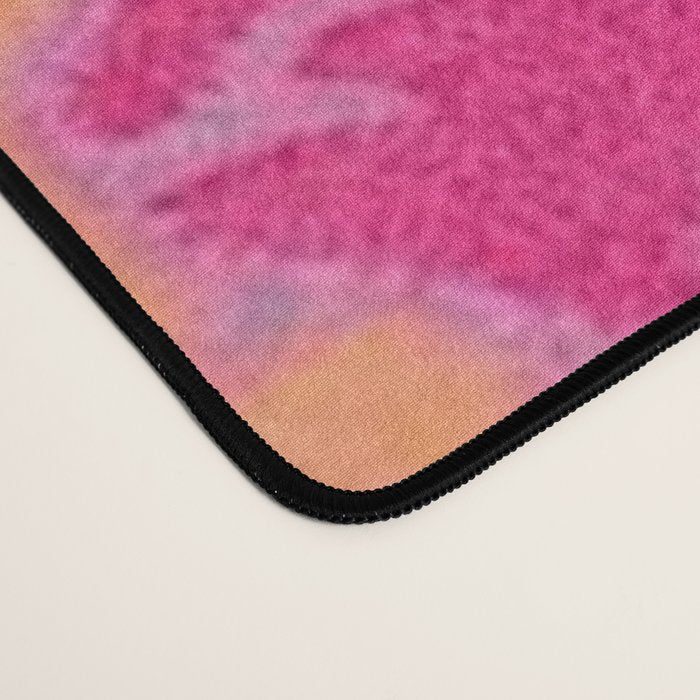 Pink ang Orange oriental carpet Desk Mat Gallery Image 4