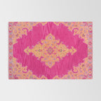 Pink ang Orange oriental carpet Rug Gallery Image 2