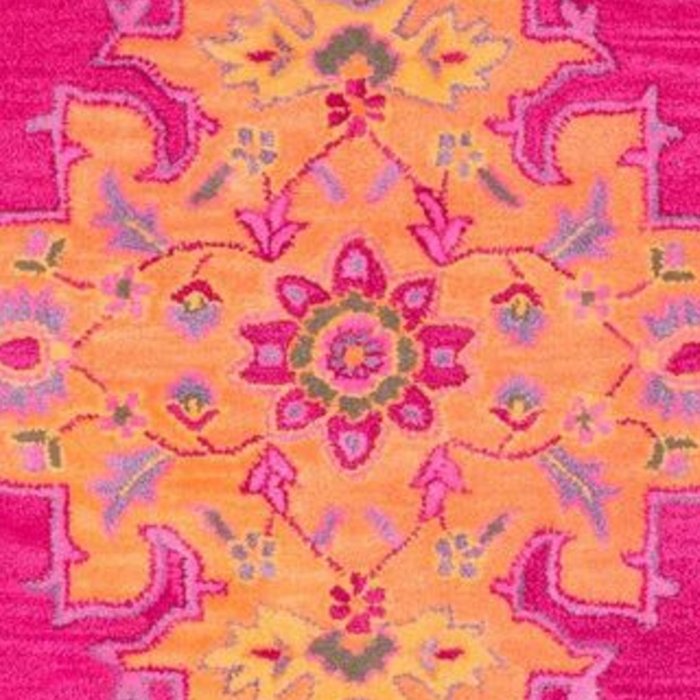 Pink ang Orange oriental carpet Coffee Mug Gallery Image 2