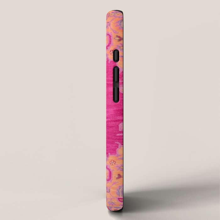 Pink ang Orange oriental carpet iPhone Case Gallery Image 2