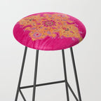 Pink ang Orange oriental carpet Stool Gallery Image 2