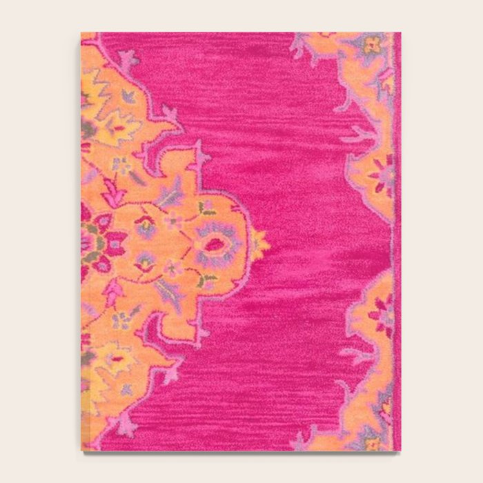Pink ang Orange oriental carpet Notebook Gallery Image 4