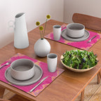 Pink ang Orange oriental carpet Placemat Gallery Image 2