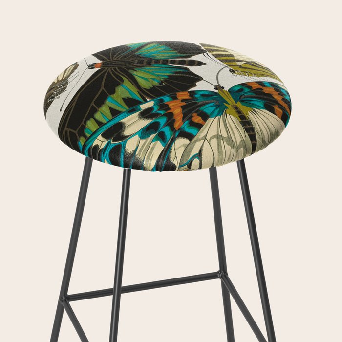 Vintage Butterfly Illustration EA Seguy Papillon Stool Gallery Image 2