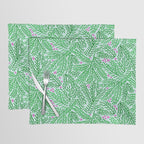 Winter Berries & Pine Branches in Green Placemat Gallery Image 1