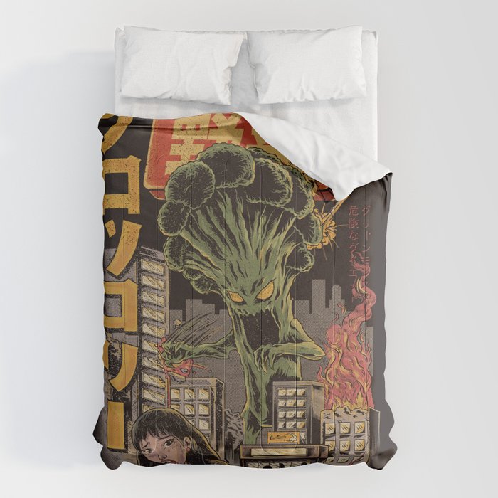 Broccozilla Black Version Comforter Gallery Image 6