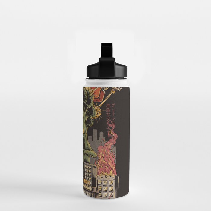 Broccozilla Black Version Water Bottle Gallery Image 2