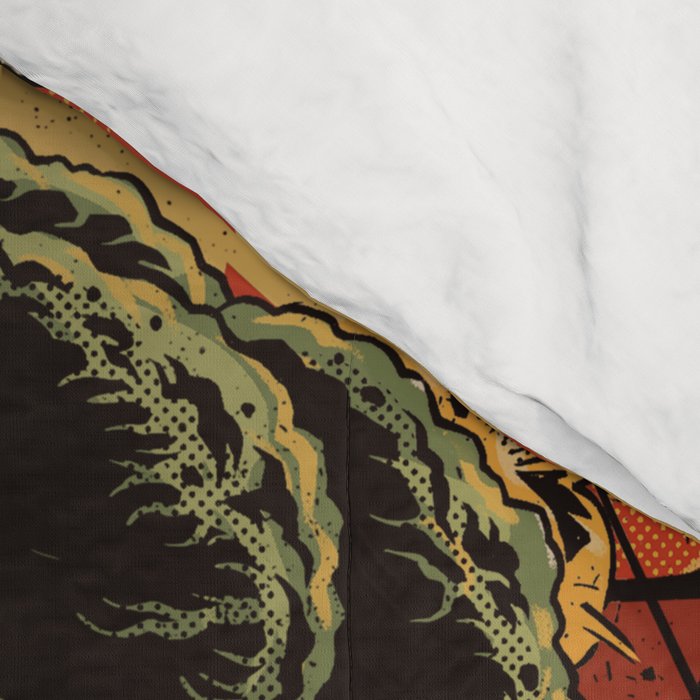 Broccozilla Black Version Comforter Gallery Image 4