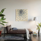 Explosion of Blue Confetti Wood Wall Art Gallery Image 2