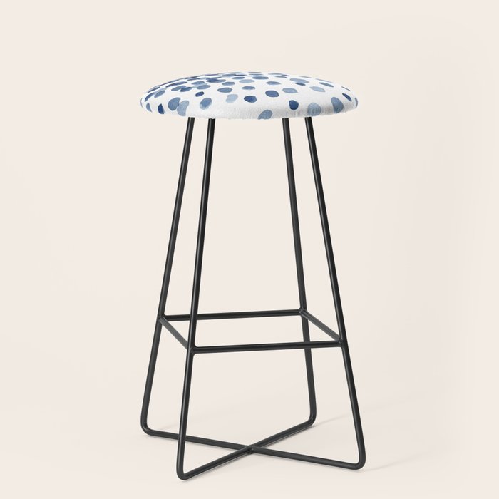 Explosion of Blue Confetti Stool Gallery Image 1