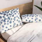 Explosion of Blue Confetti Pillow Sham Gallery Image 2