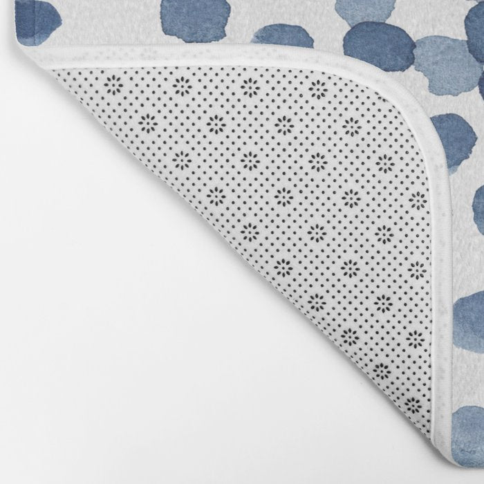 Explosion of Blue Confetti Bath Mat Gallery Image 2