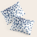 Explosion of Blue Confetti Pillow Sham Gallery Image 3