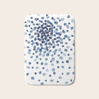 Explosion of Blue Confetti Bath Mat Gallery Image 1