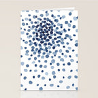 Explosion of Blue Confetti Stationery Card Gallery Image 2