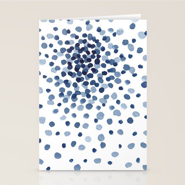 Explosion of Blue Confetti Stationery Card Gallery Image 2