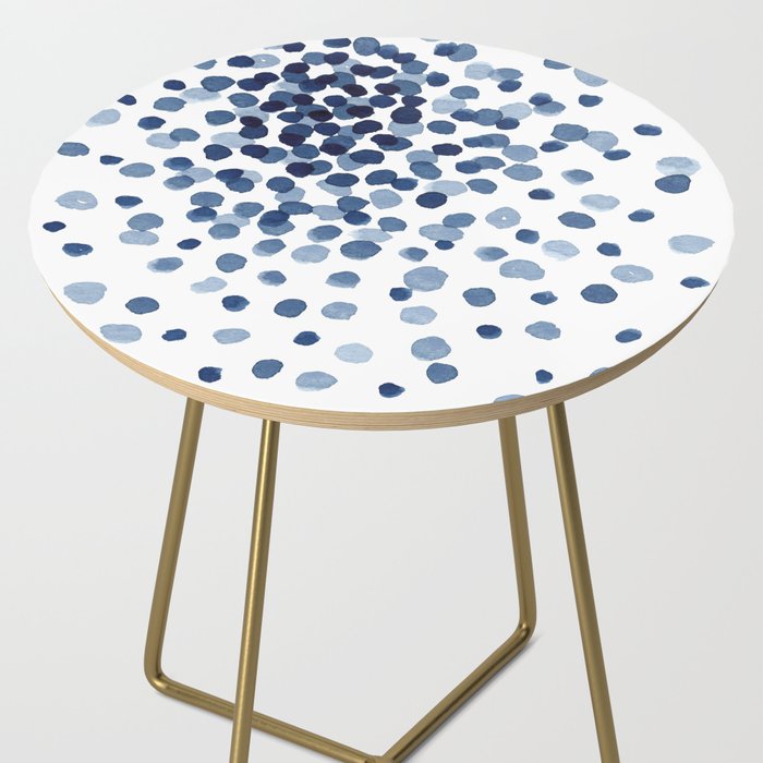 Explosion of Blue Confetti Side Table Gallery Image 2
