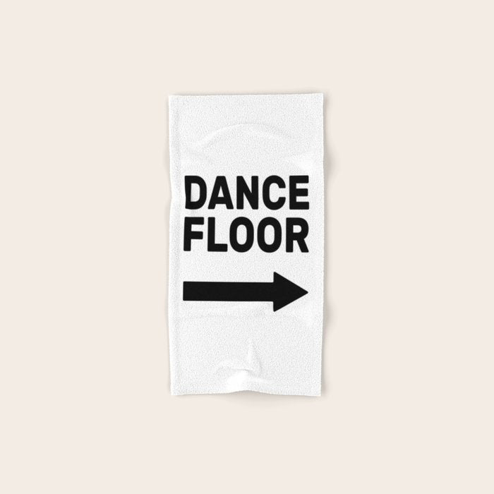 Dance Floor (arrow point right) Bath Towel Gallery Image 1