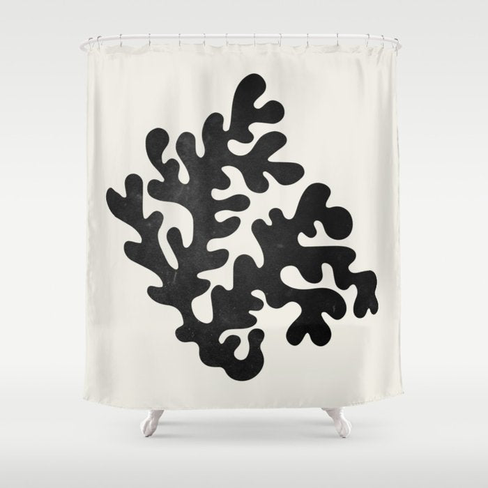 Noir: Matisse Series 03 | Mid-Century Edition Shower Curtain Gallery Image 1