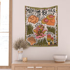 Mushrooms of New York Wall Tapestry Gallery Image 2