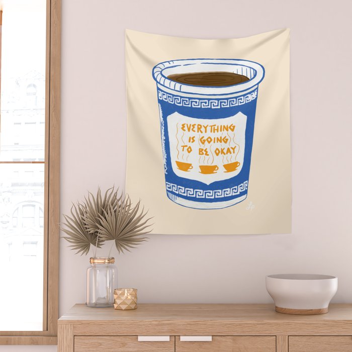 Everything Is Going To Be Okay Wall Tapestry Gallery Image 2