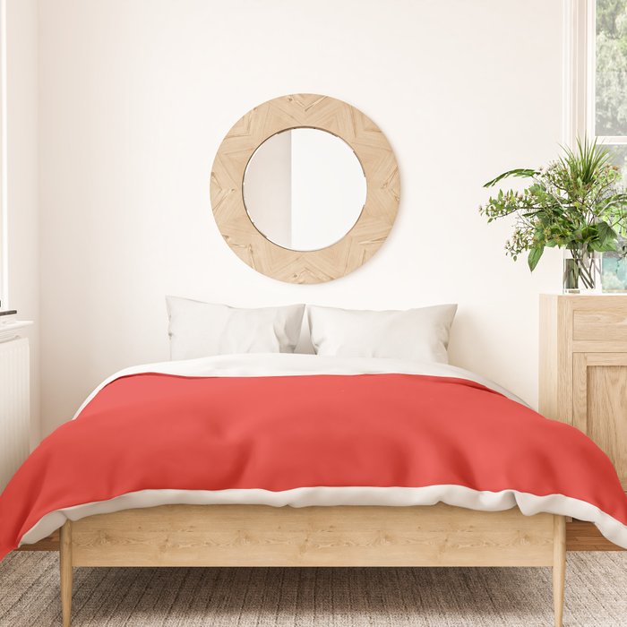 Solid Shades - Cherry Duvet Cover Gallery Image 3