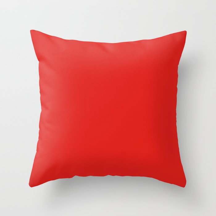 Solid Shades - Cherry Throw Pillow Gallery Image 6