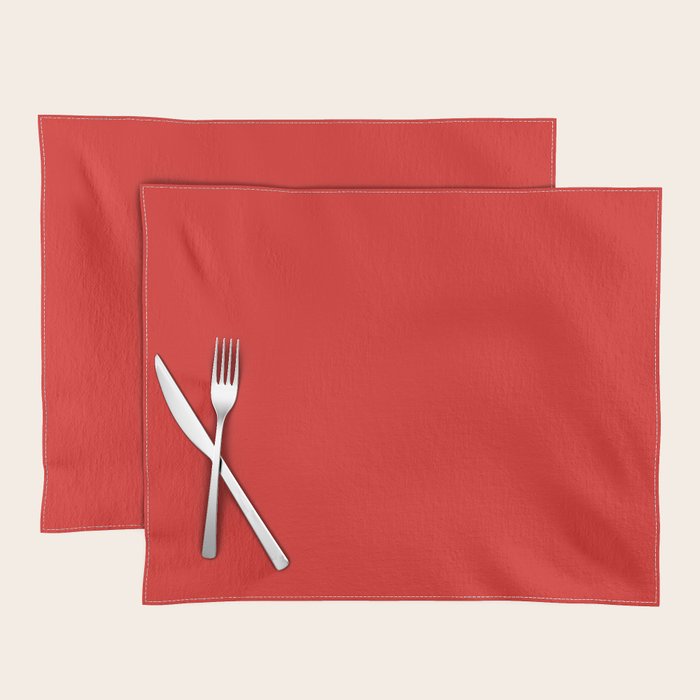 Solid Shades - Cherry Placemat Gallery Image 1