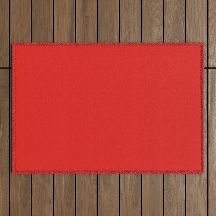 Solid Shades - Cherry Outdoor Rug Gallery Image 1