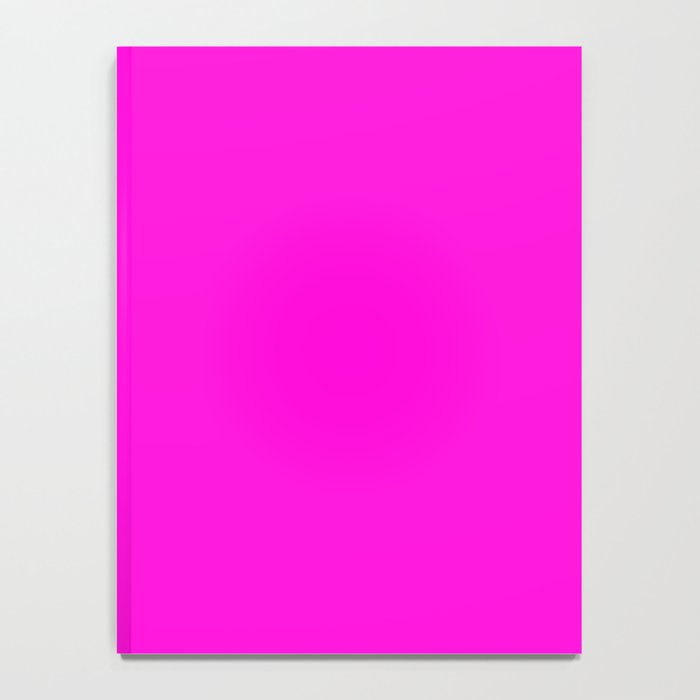 Fluorescent Neon Hot Pink Notebook Gallery Image 4