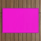 Fluorescent Neon Hot Pink Outdoor Rug Gallery Image 1