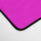 Fluorescent Neon Hot Pink Desk Mat Gallery Image 4